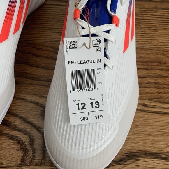 Adidas F50 League Indoor Soccer Sports Training Shoes Men's Size 12 IF1395 - Picture 3 of 8